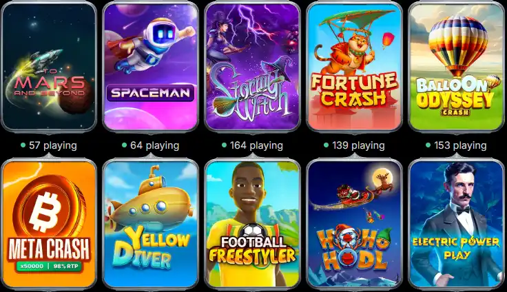 norsemania casino crash games