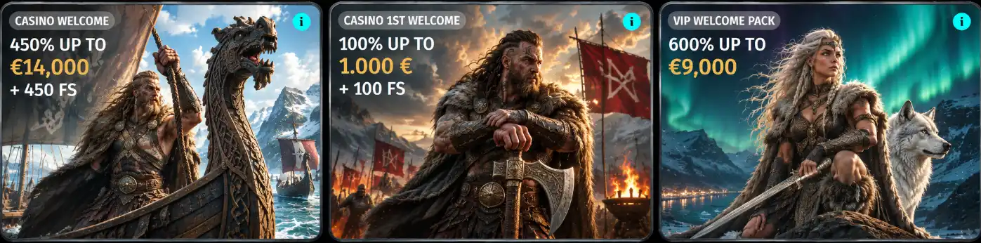norsemania casino welcome pack